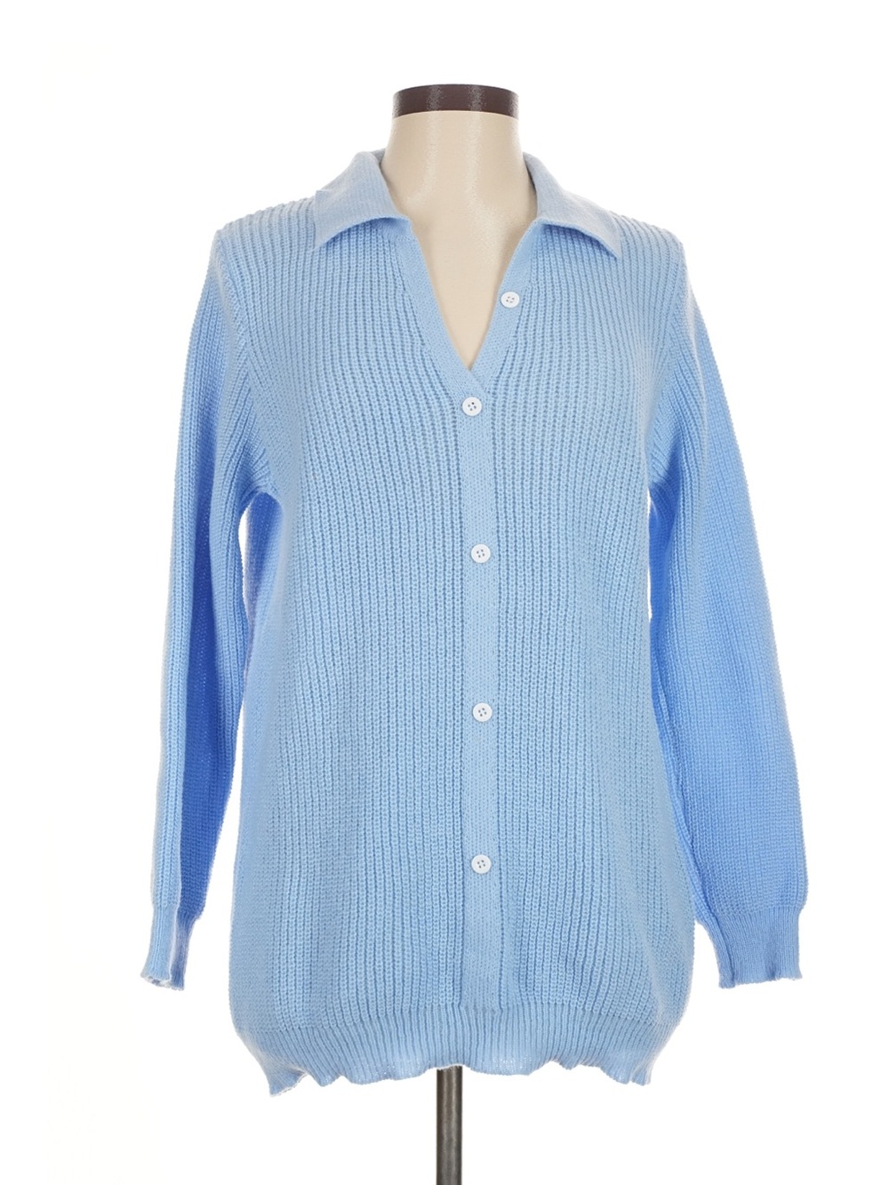 Powder Blue Collared Sweater